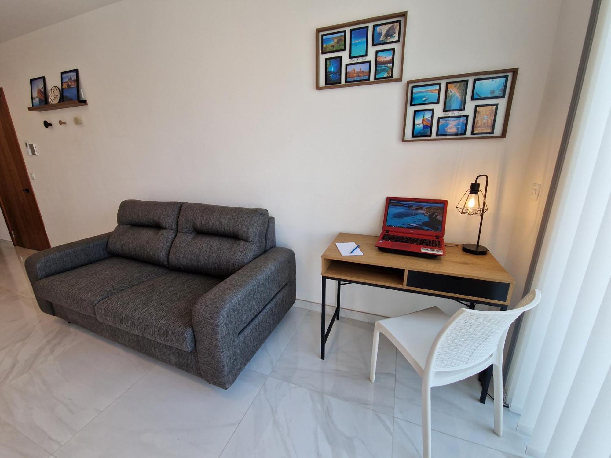 Sea View New Penthouse Terrace & Garage Parking Apartment St. Paul's Bay Exterior foto